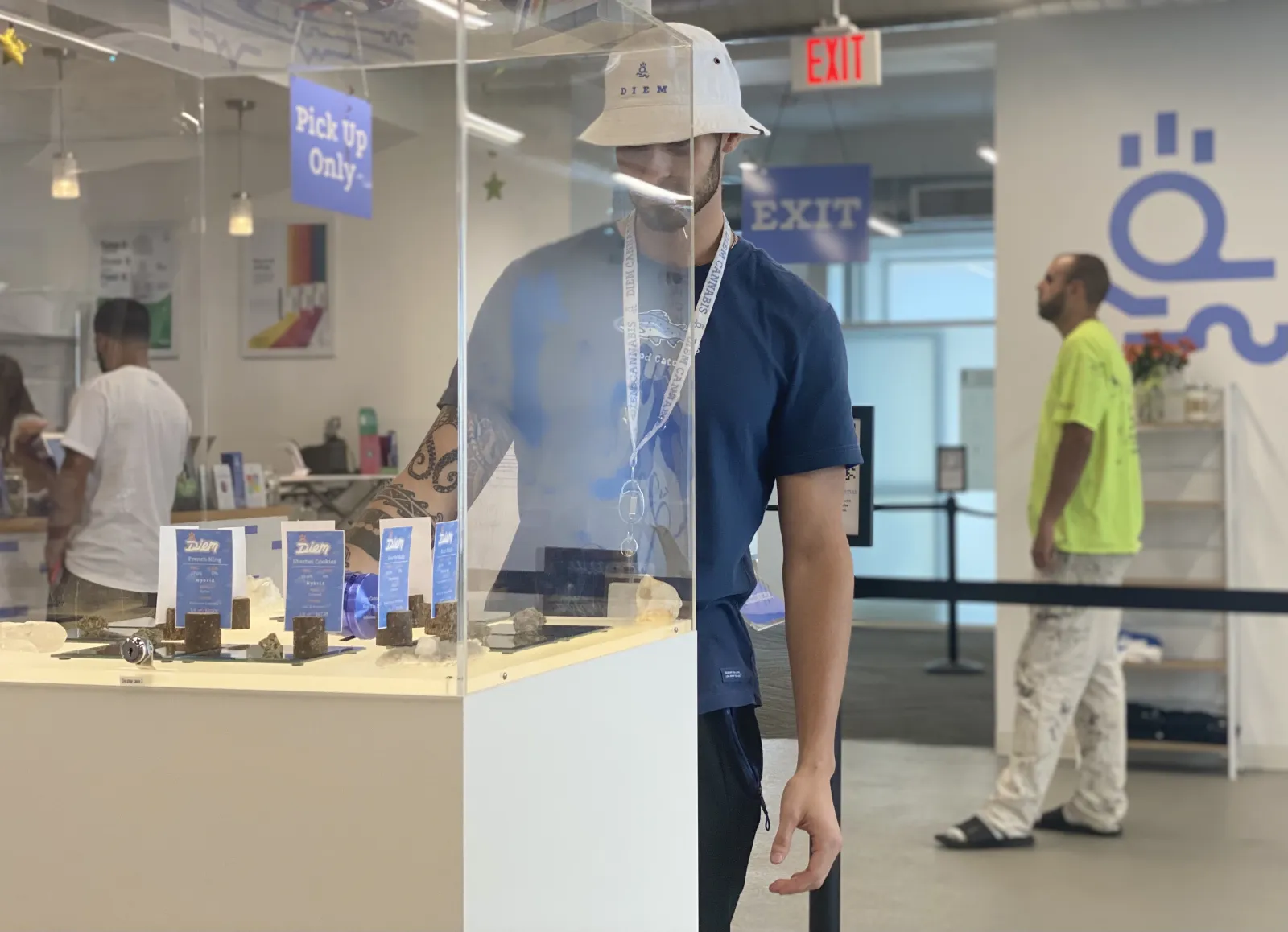 Inside Diem Worcester — sales floor
